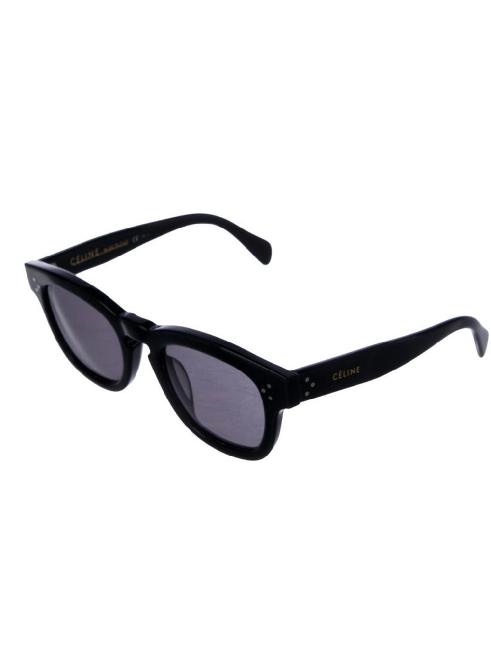 Authentic Celine CL 41031/S Black Square Sunglasses Gray Lenses - Picture 3 of 7
